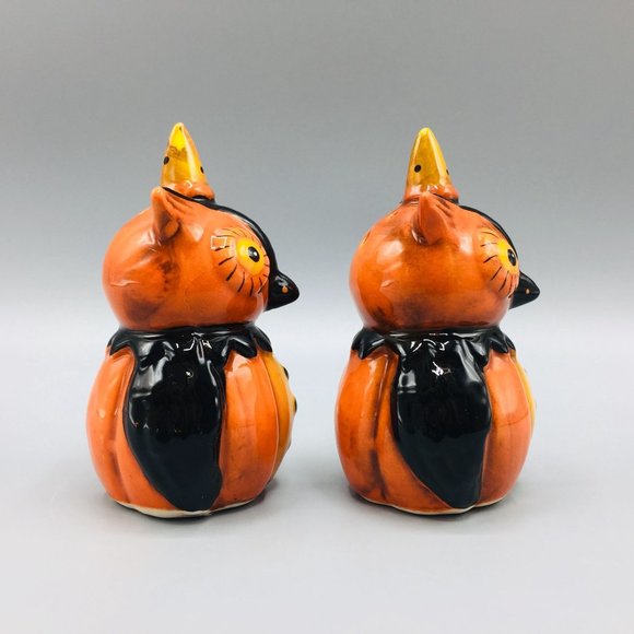 johanna Parker Design Halloween Owl Dolomite Salt & Pepper Shakers - Picture 4 of 9